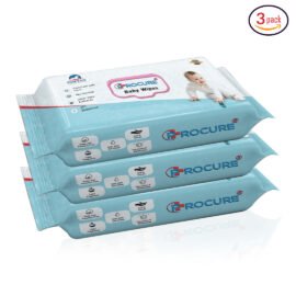 Baby Wipes 80’s With Lid – 3’s Pack