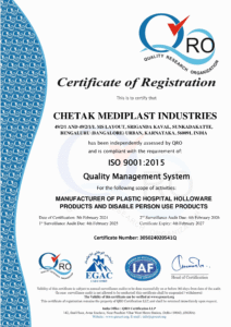CHETAK MEDIPLAST INDUSTRIES QRO EGAC 9001 305024020541Q-1